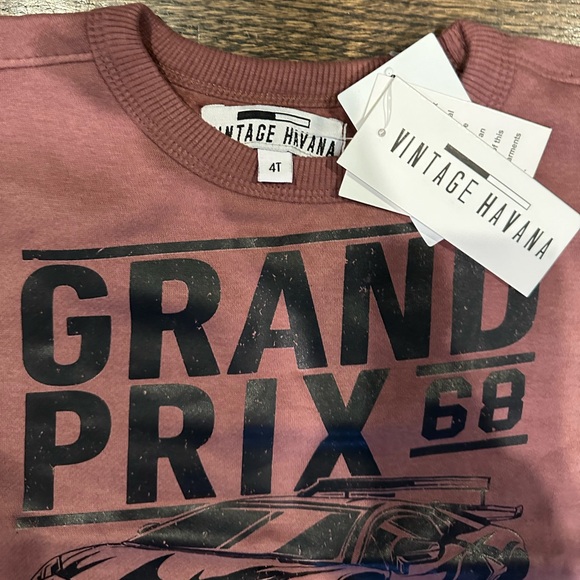 GRAND PRIX LINITED EDITION SWEATS SET-FLEECE LINED- VINTAGE MUSCLE CAR 2-3T NWT - Picture 7 of 12